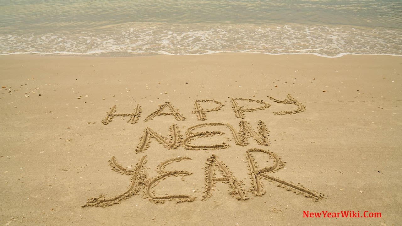 Happy New Year Beach Images