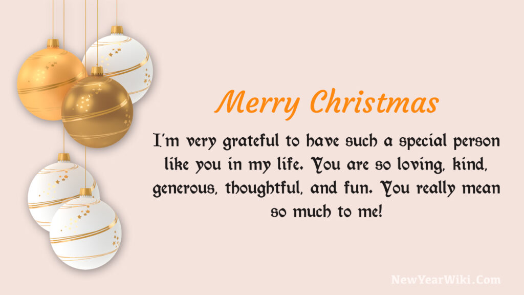 Christmas Wishes for Boyfriend