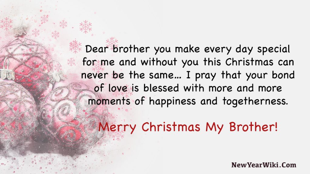 Christmas Wishes for Brother