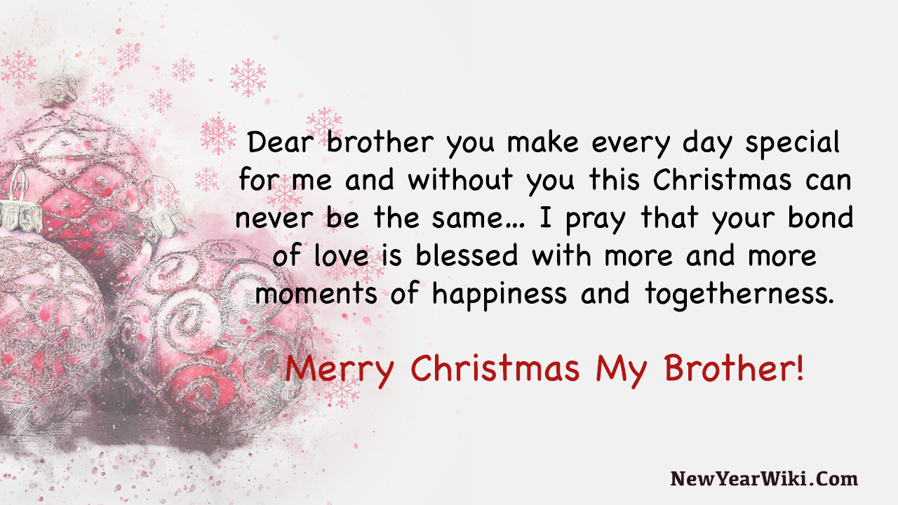 Merry Christmas Wishes For Brother 2023 - New Year Wiki