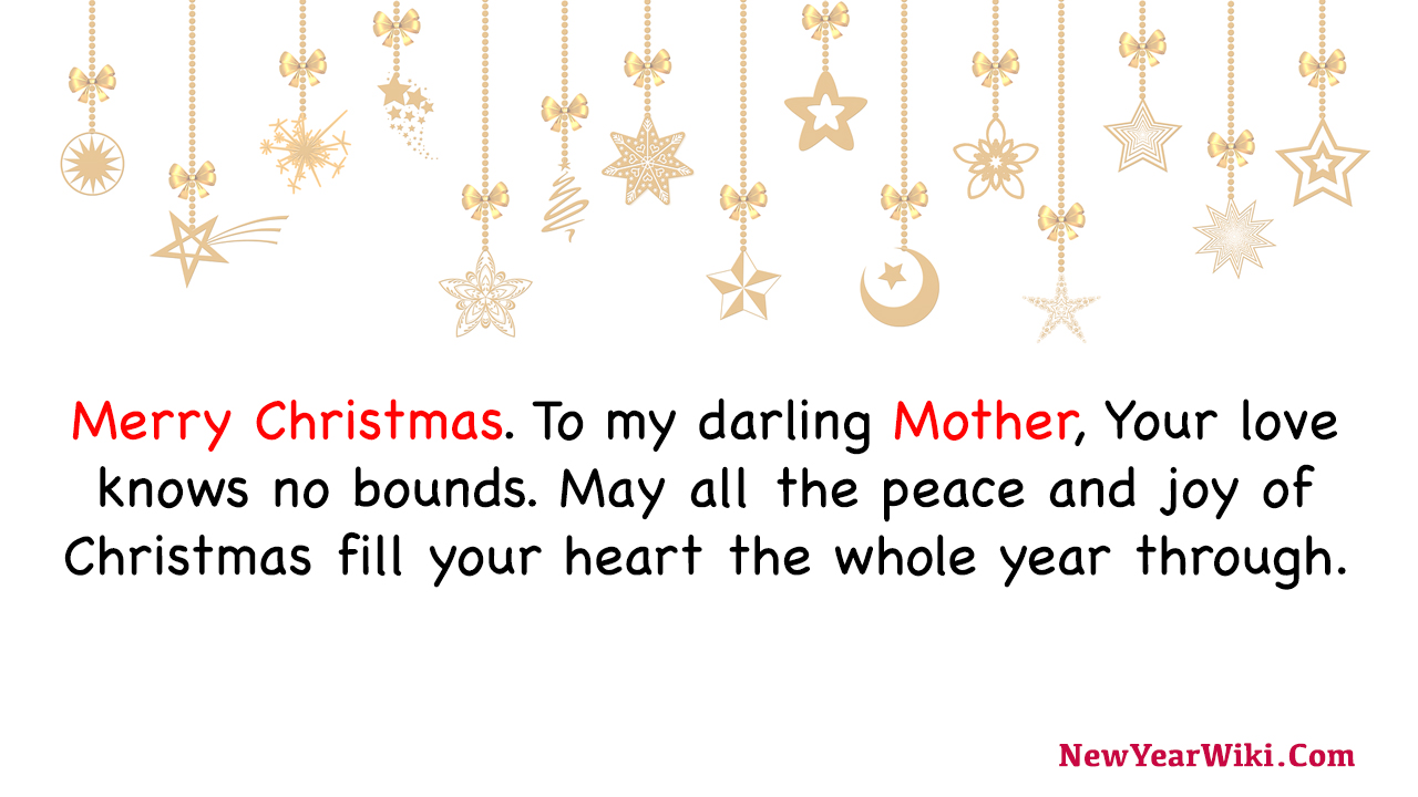 Merry Christmas Wishes for Mom 2024 New Year Wiki