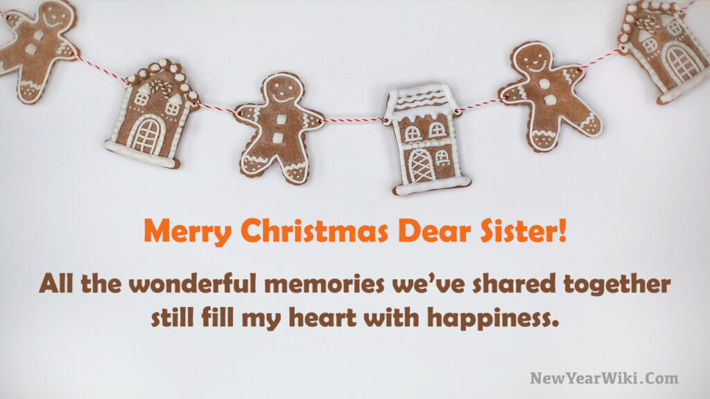 Christmas Wishes for Sister