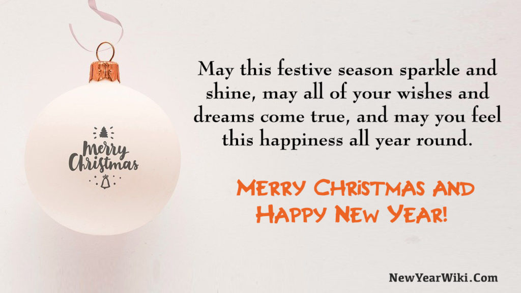 Merry Christmas And Happy New Year Messages 2022 New Year Wiki