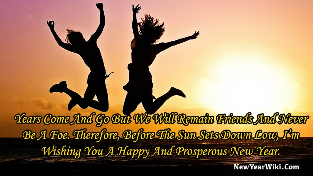 Happy New Year Wishes For Best Friend 2023 - New Year Wiki