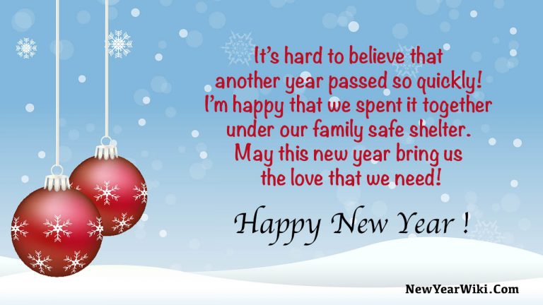 Happy New Year Family Quotes 2023 - New Year Wiki