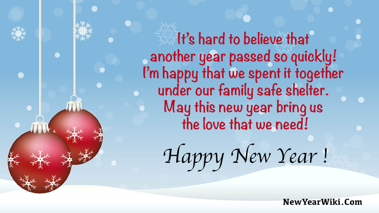 Happy New Year Family Quotes