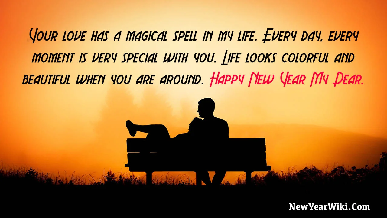 Happy New Year Message To Boyfriend
