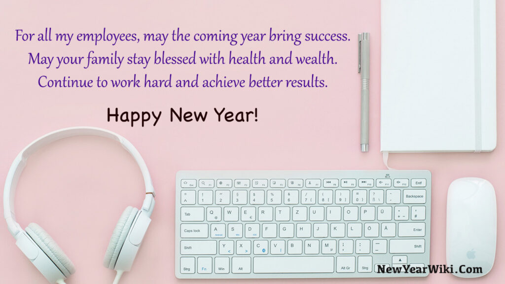 Happy New Year Message to Employees