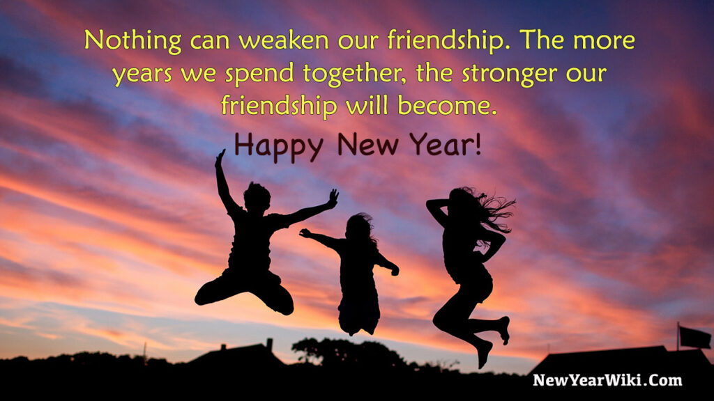 Happy New Year Message to Friends