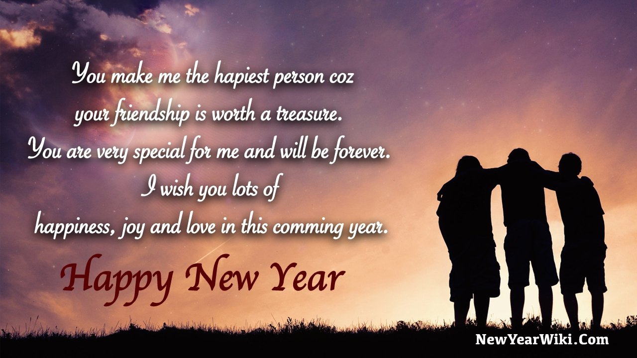 Happy New Year Wishes For Friends