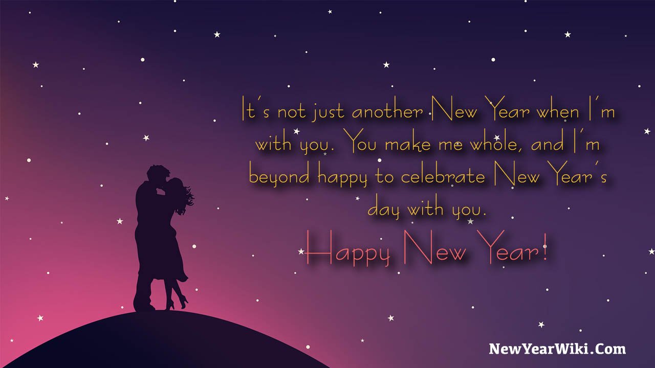 Happy New Year Wishes For Lover