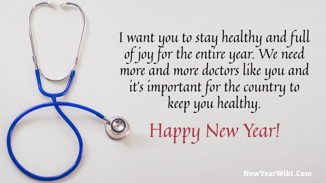 Happy New Year Wishes For Doctor 2024 - New Year Wiki