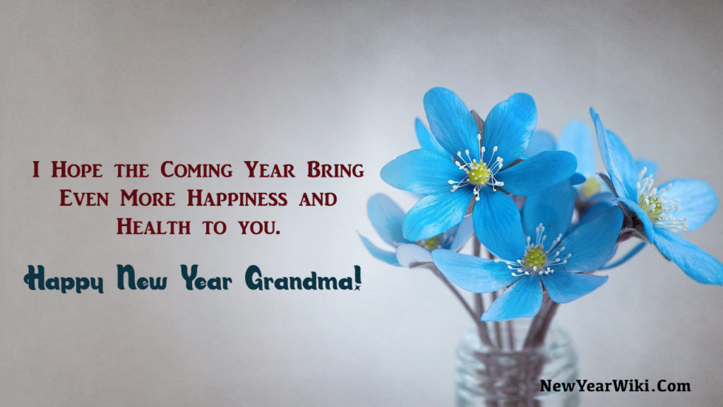 Happy New Year Wishes for Grandma