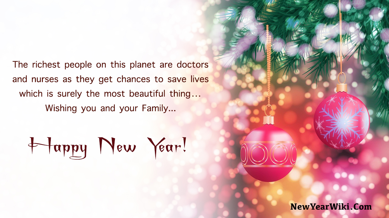 Happy New Year Wishes for Nurses