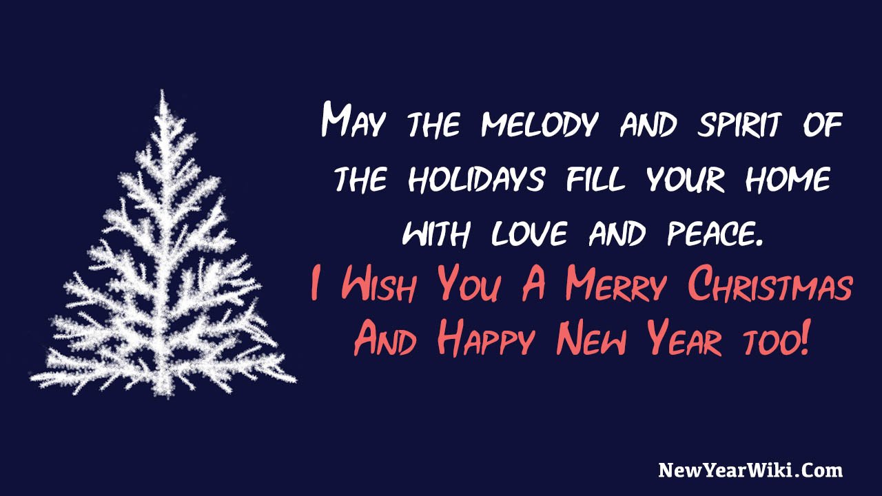 Merry Christmas And Happy New Year Messages 22 New Year Wiki