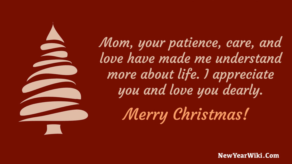 Merry Christmas Wishes for Mom