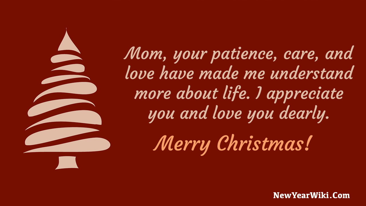 Merry Christmas Wishes for Mom 2024 New Year Wiki