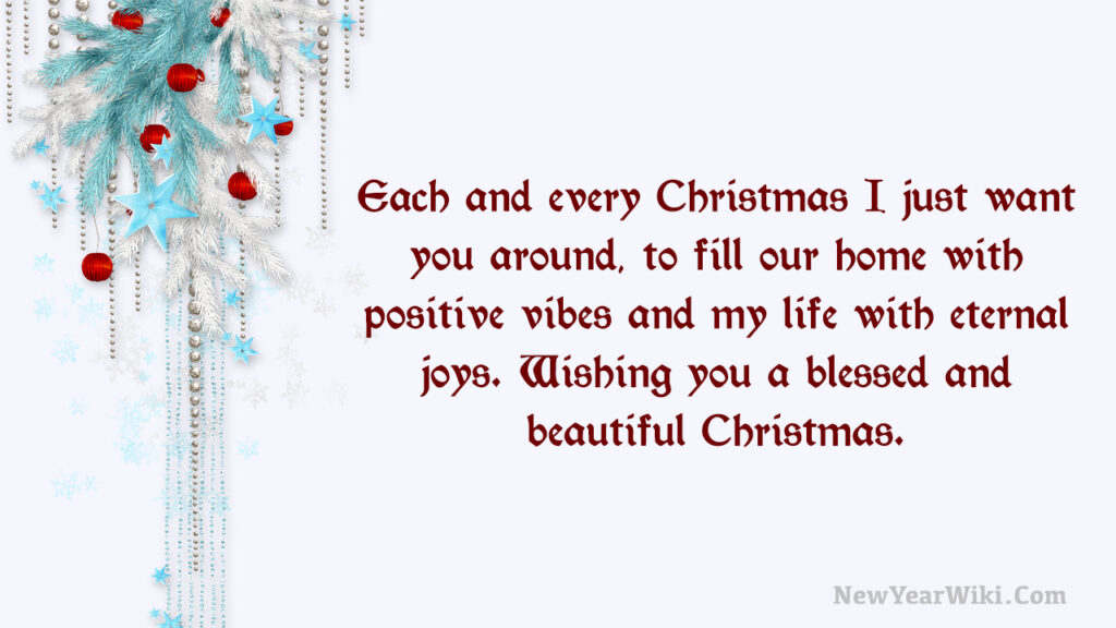 Merry Christmas Wishes for Wife