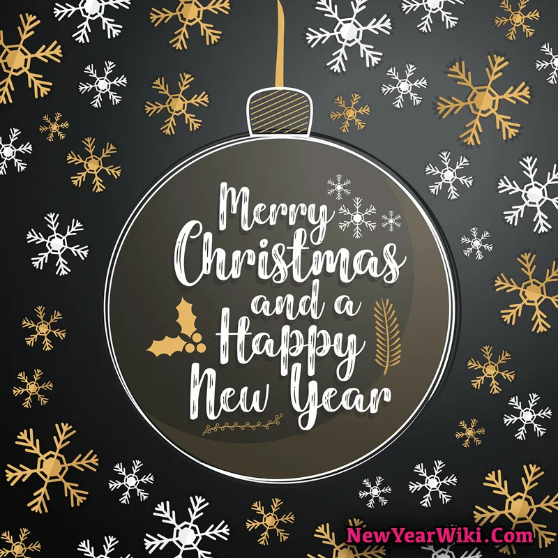 Merry Christmas and Happy New Year WhatsApp DP