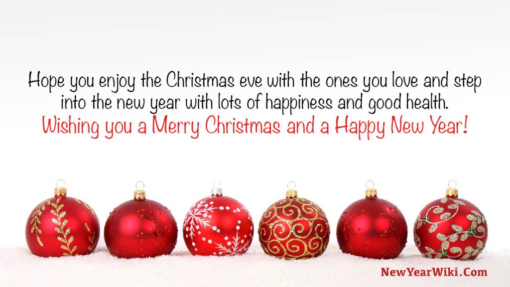 Merry Christmas And Happy New Year Wishes 2023 - New Year Wiki