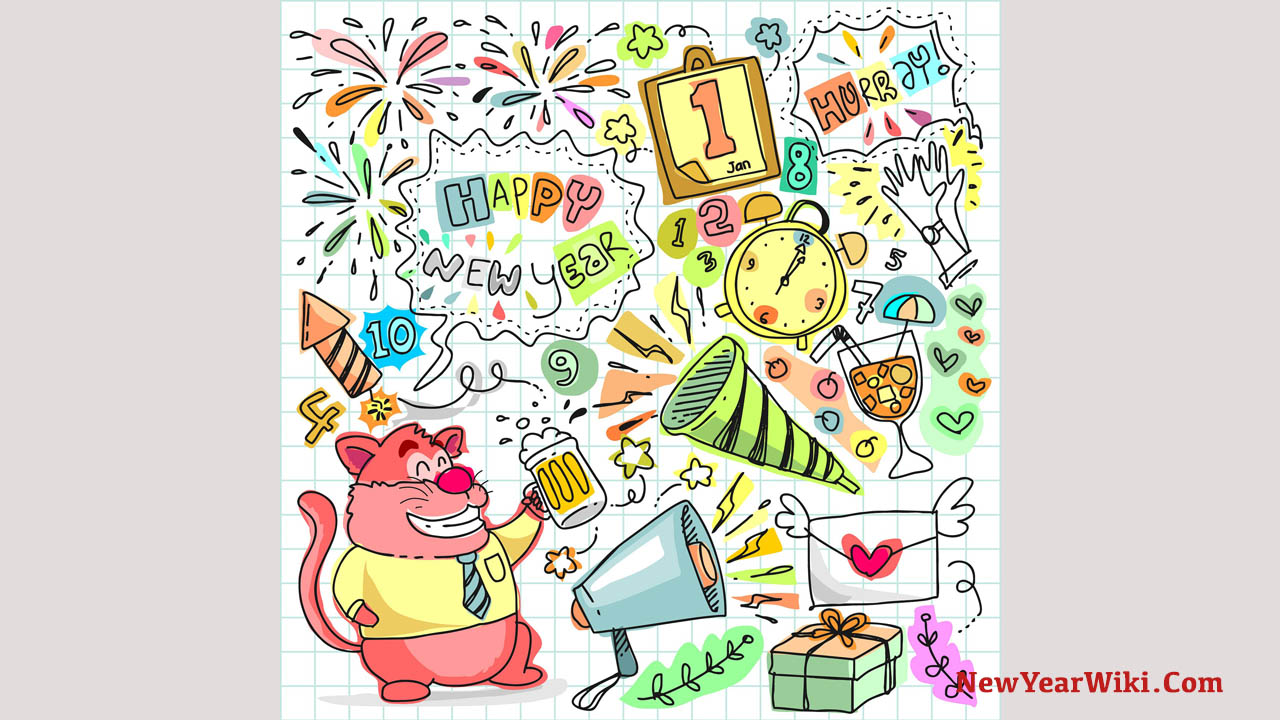 New Year Cartoon Images