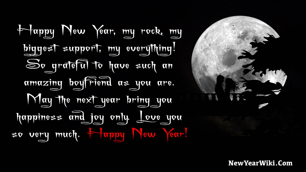 Happy New Year Message To Boyfriend 2023 - New Year Wiki