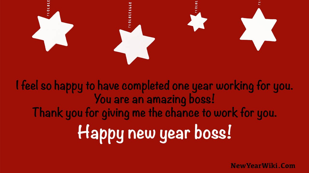 Happy New Year Wishes For Boss 2024 - New Year Wiki