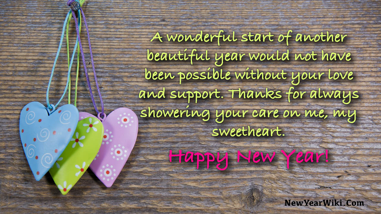 New Year Wishes For Lover