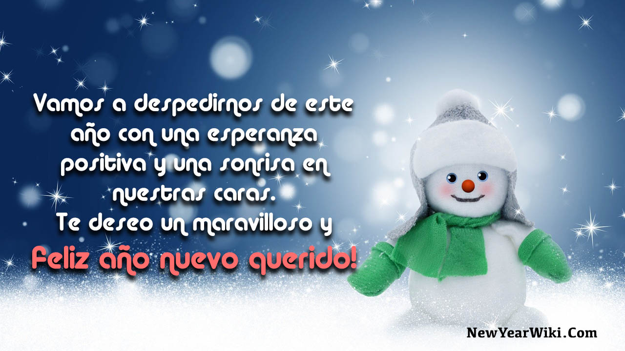 Happy New Year In Spanish Royalty Free Vector Image