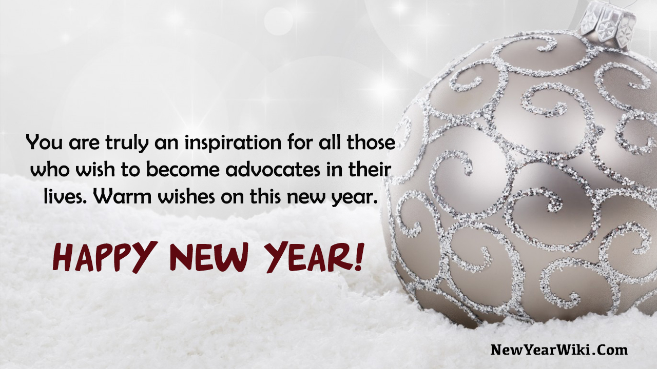 New Year Wishes for Lawyers