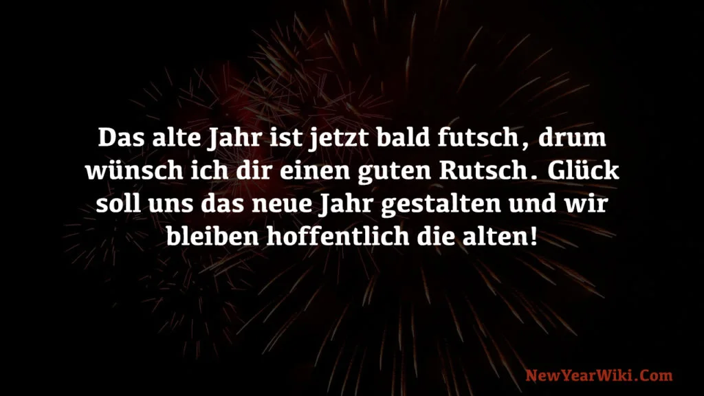 New Year Wishes in German